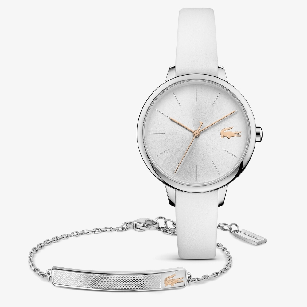 *Lacoste* White Watch and Bracelet Set NWT